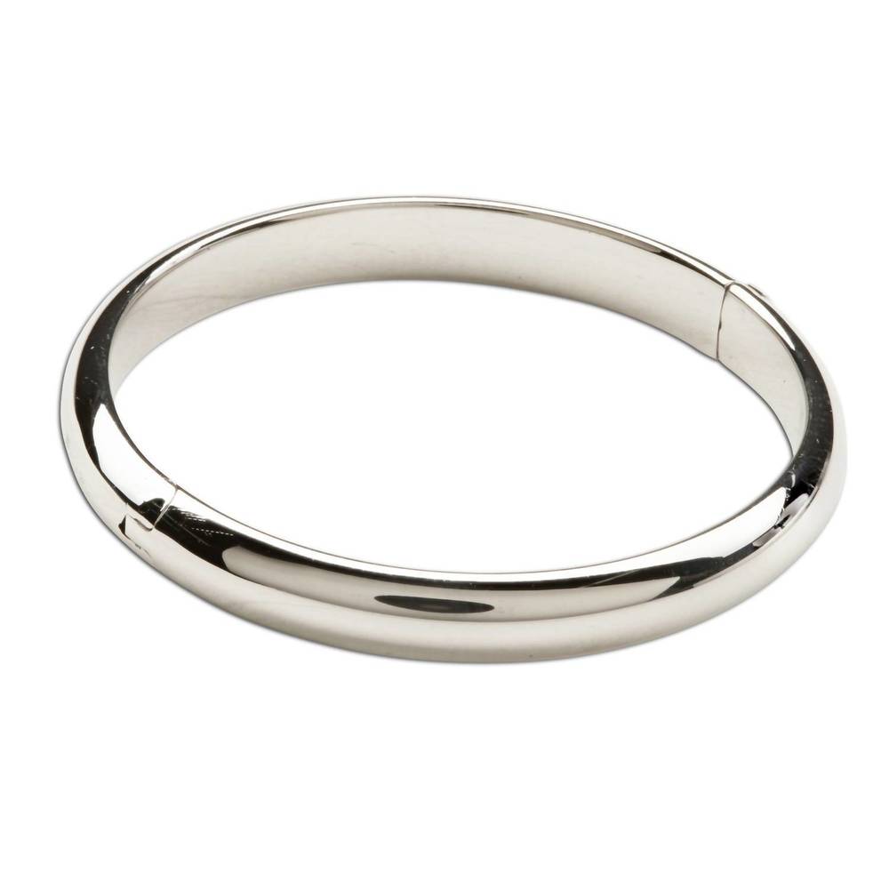 NEW CHERISHED MOMENTS girls ella classic bangle bracelet in sterling silver